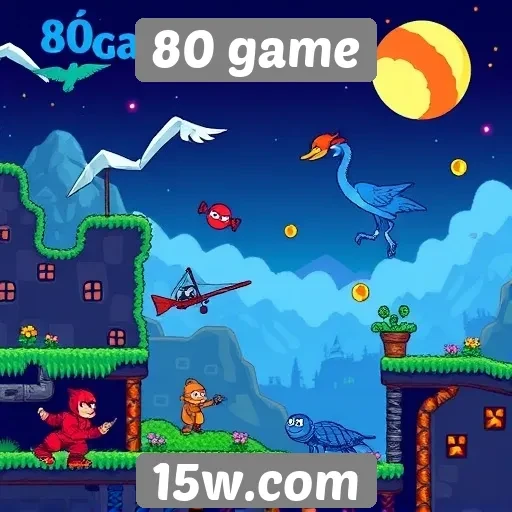 80 game oferece ampla variedade de gêneros de jogos